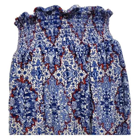 Catherines Smocked Elastic Waist Skirt - Picture 2 of 4